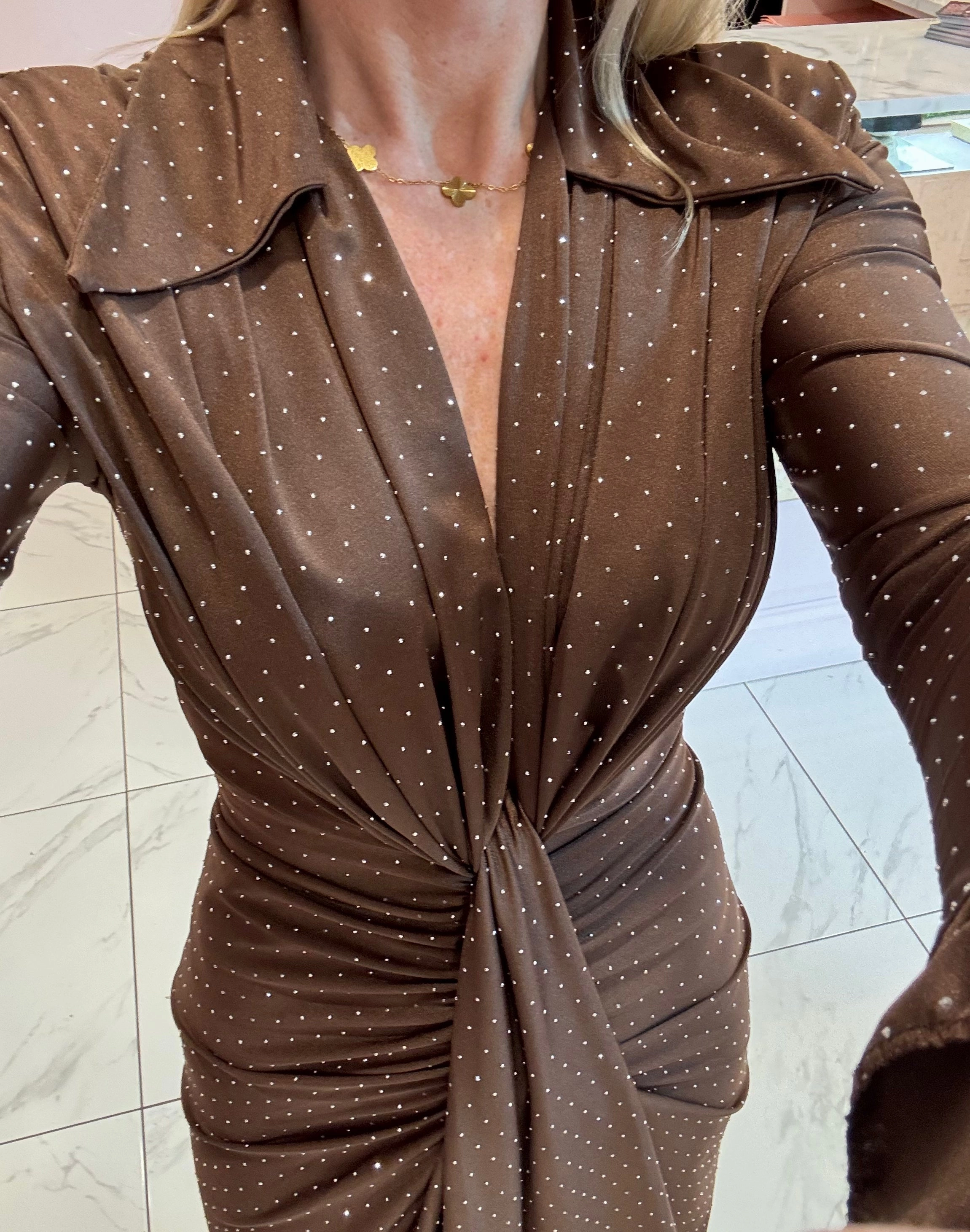 Selina Sparkle Embellished Diamant Midi Dress Pippa Midi Dress