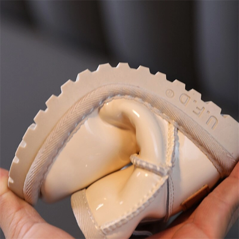 Cool Chukka Boots MOF Kids new winter boots silicon candy colors waterproof non-slip warm plush girls snow boots