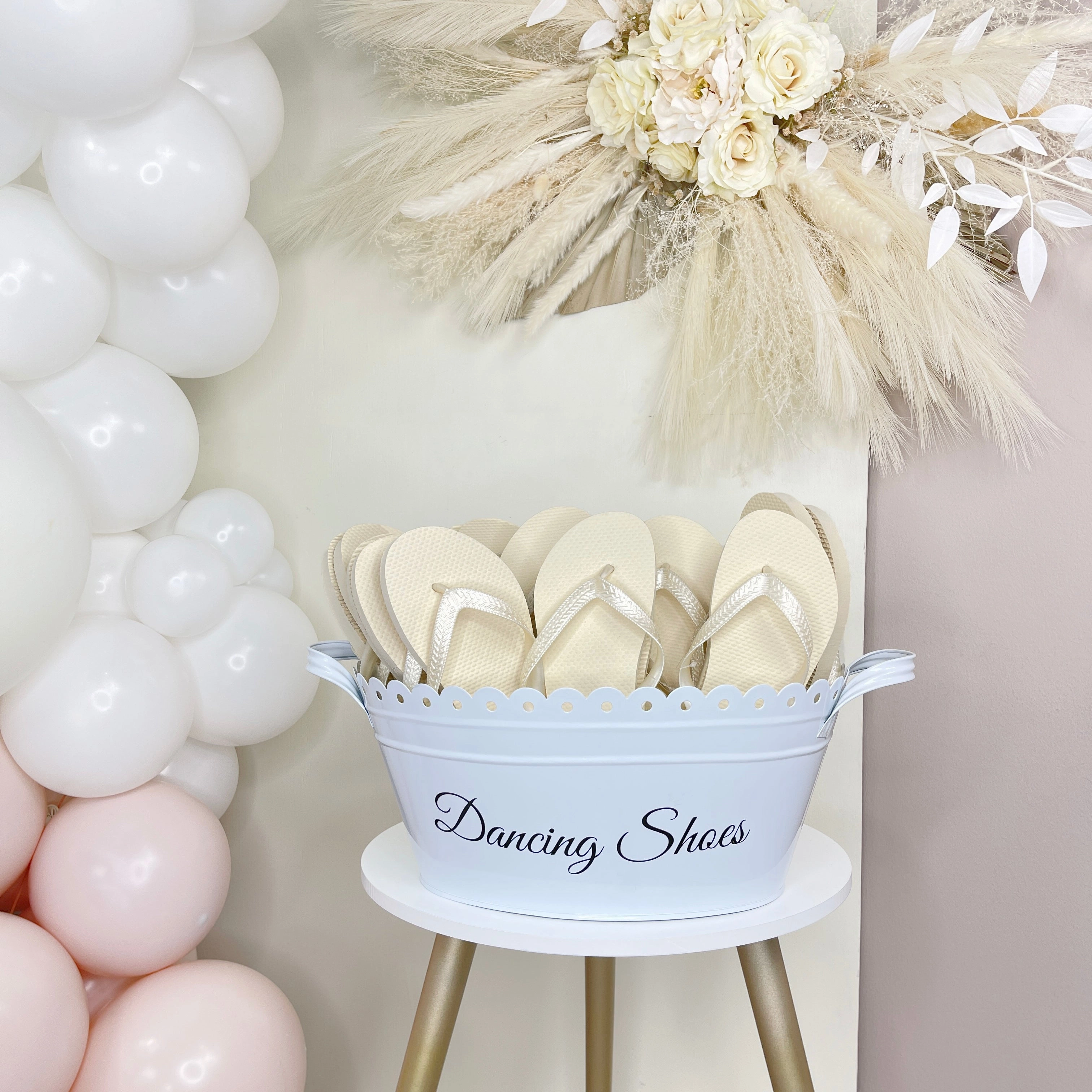 Soft Wedge Flip Flops Champagne Gold Flip Flops in Bulk, 20 Pairs