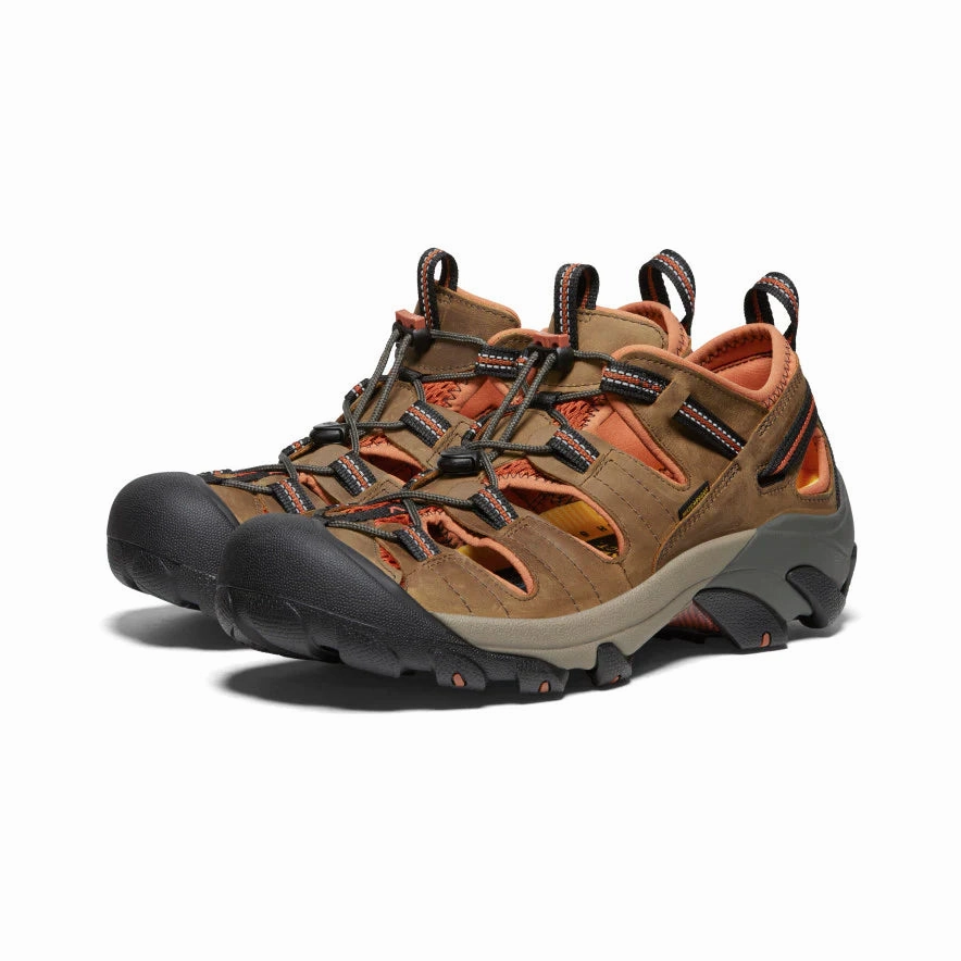 Winter Hiking Boots Toe Box MEN'S ARROYO II - BLACK OLIVE/BOMBAY BROWN