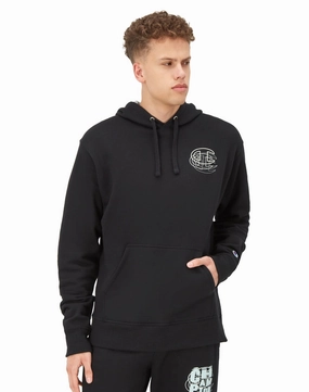 Champion Men's Dizzy C Logo Powerblend Hoodie 50th Anniversary Sweatshirts
