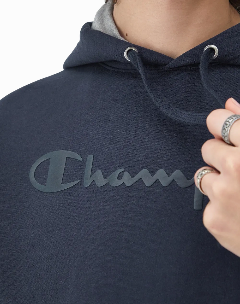 Champion Men's Powerblend Hoodie, Script Logo Cloud Sweatshirts