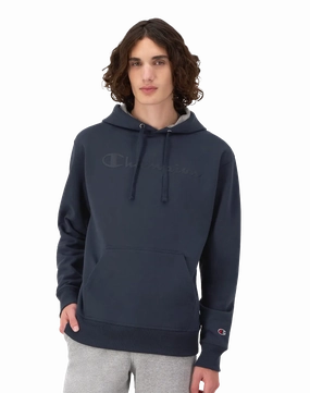 Best Comfy Sweatshirts Champion Men's Powerblend Hoodie, Script Logo