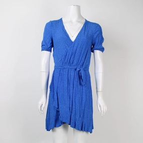 Strapless Midi Dress With Slit Kookai Blue Dotted Midi Dress