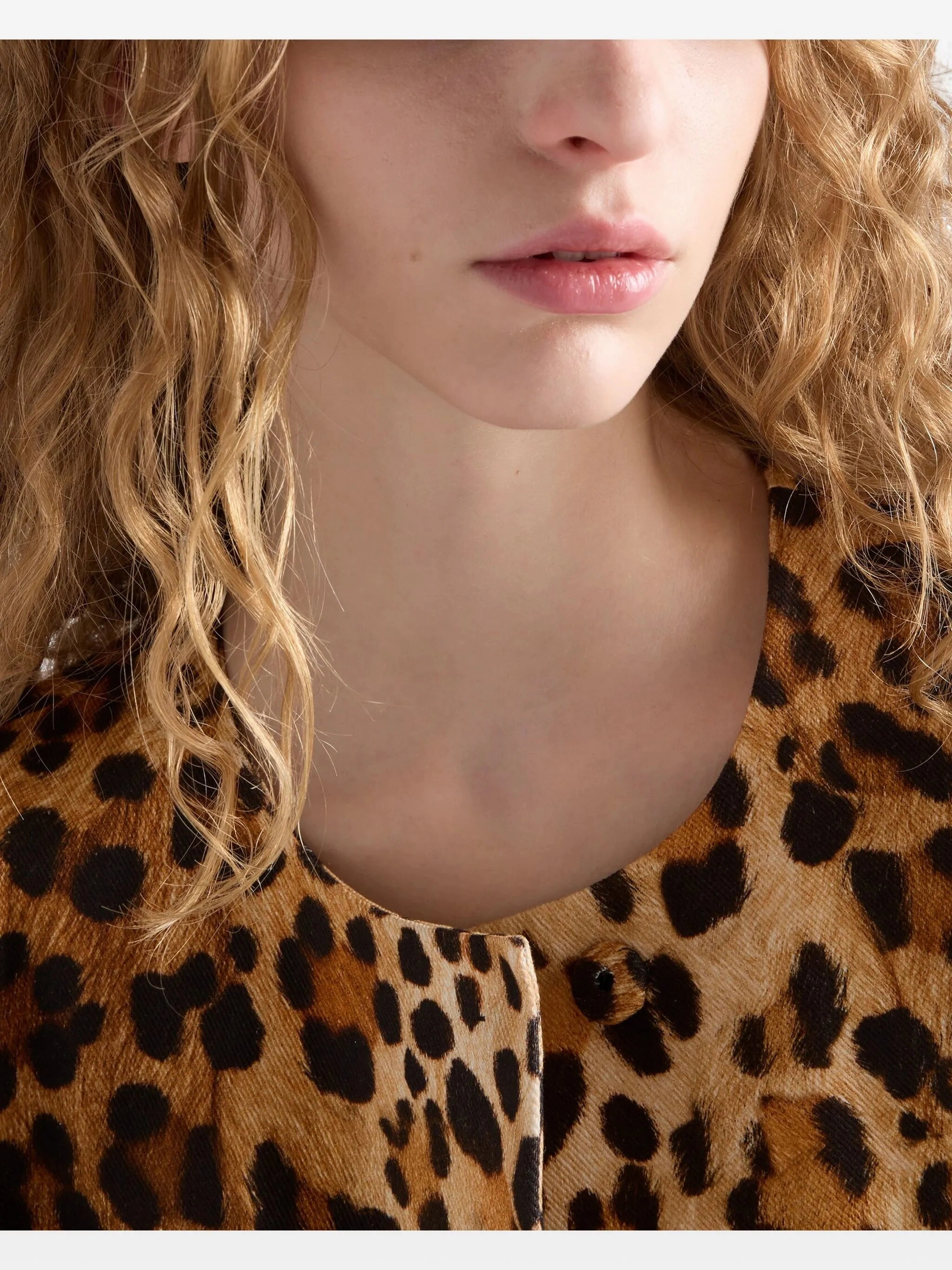 Flattering Winter Coats Plus Size animal-print coat