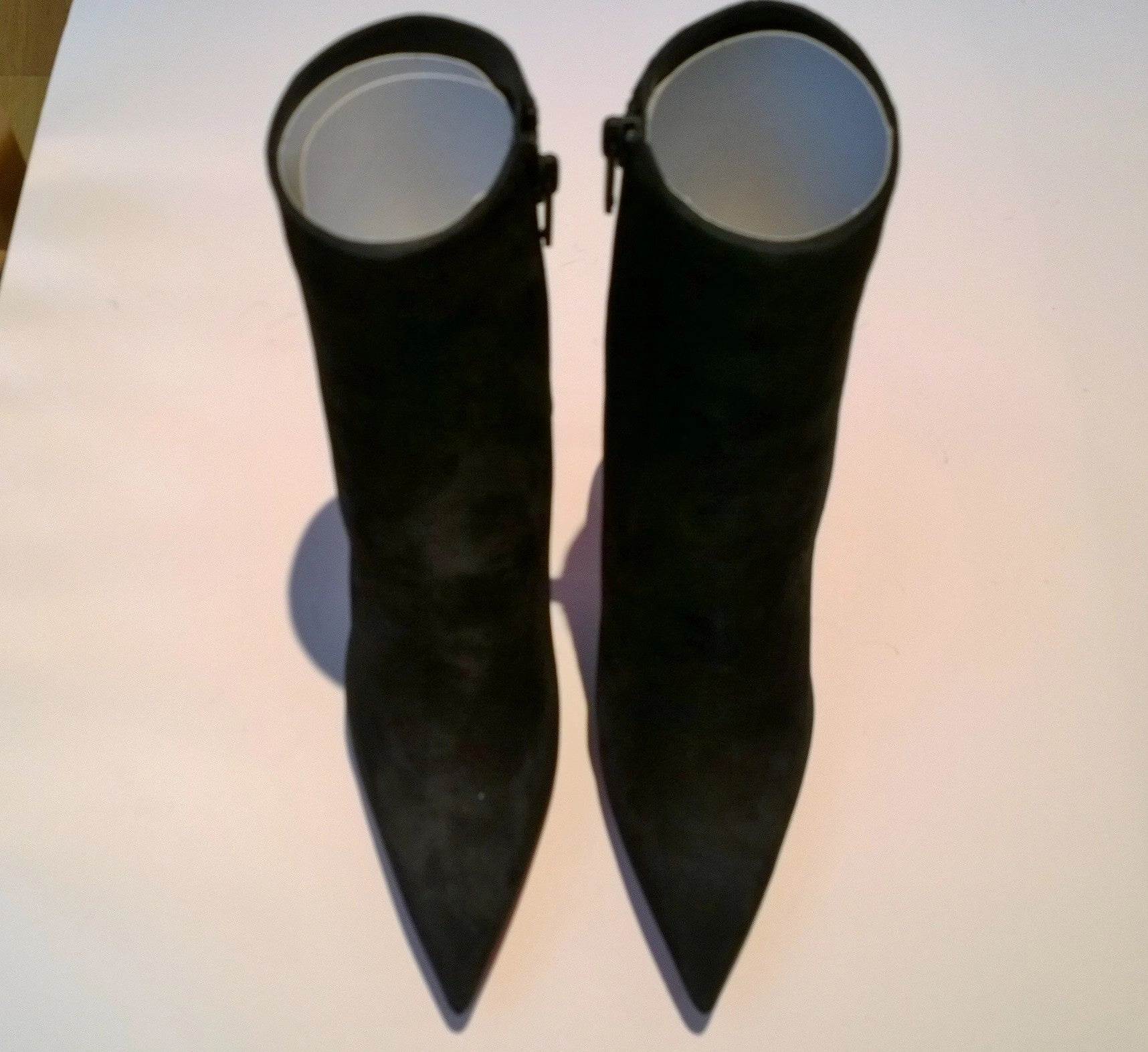 Christian Louboutin Condora 85 Black Suede Heel Boots And Other Stories Ankle Boots