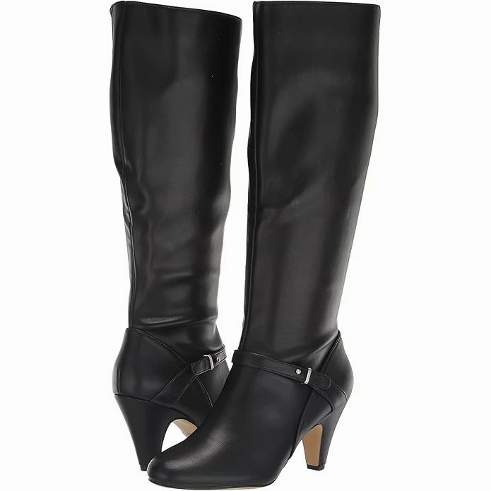 Bella Vita Sasha Tall Black Boots Wide Calf Vibram Boots