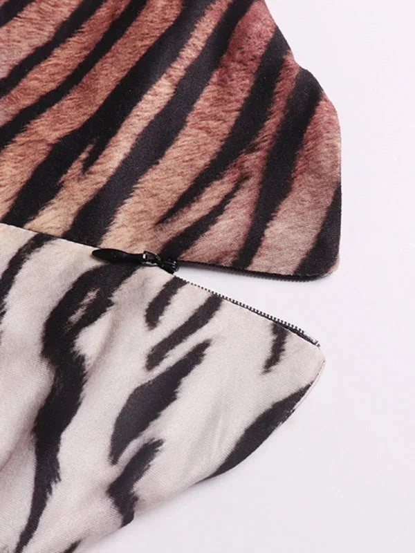 Ribbed Button Down Midi Dress Chic Sheath Midi Dress with High Neck and Bold Stripes