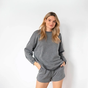 Helly Hansen Sweatshirts Ladies' Charcoal Comfortwear Collection Shorties