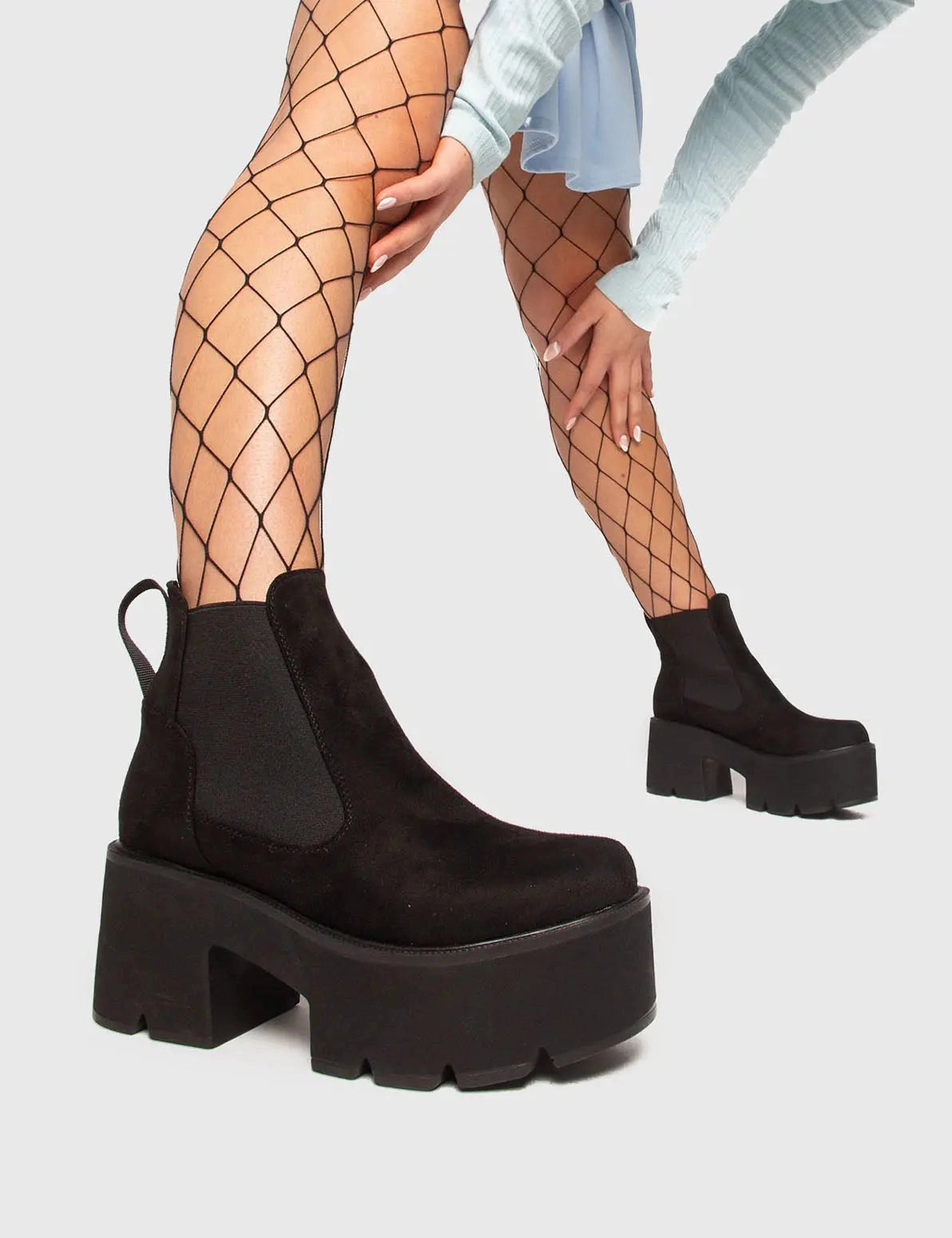 Tough Love Chunky Platform Ankle Boots Celtic And Co Essential Leather Ankle Boots
