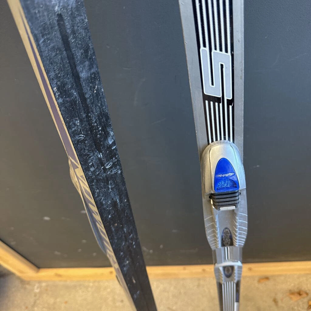 London Fog Snow Boots Salomon Active 5 Cross Country Ski NNN : Gry Blue -unisex-191cm