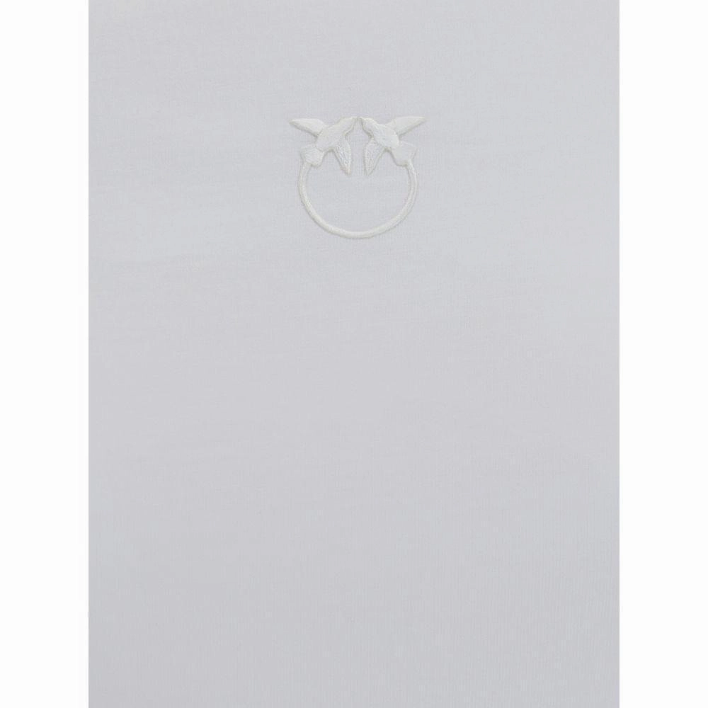 PINKO White Cotton T-Shirt Alstyle T Shirts