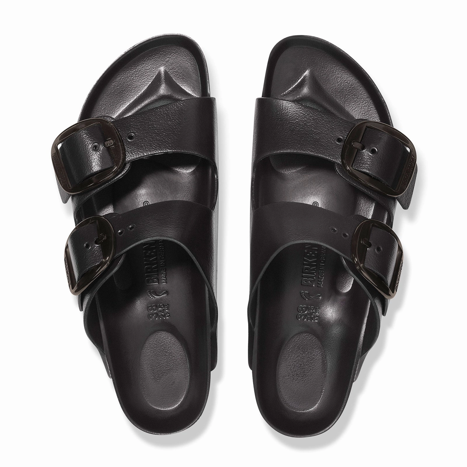 Birkenstock Arizona Big Buckle EVA Slide Sandal (Women) - Black Moab Leather Waterproof Shoes