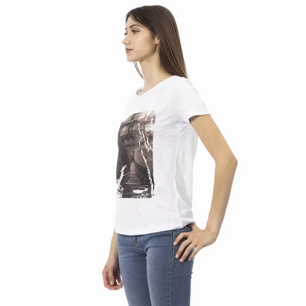 Kirkland T Shirts Trussardi Action White Cotton Women Top