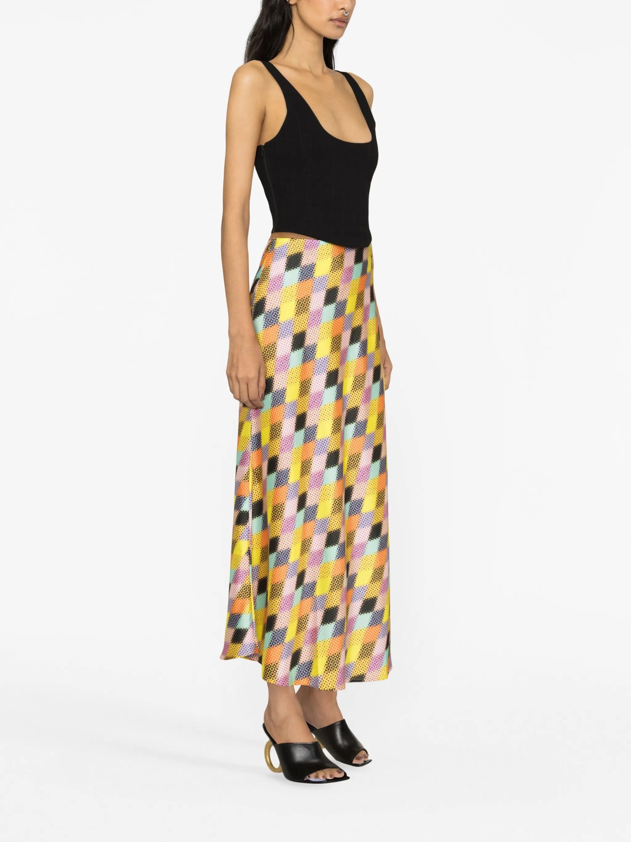 colour-block A-line skirt All The Dress To Impress Codes