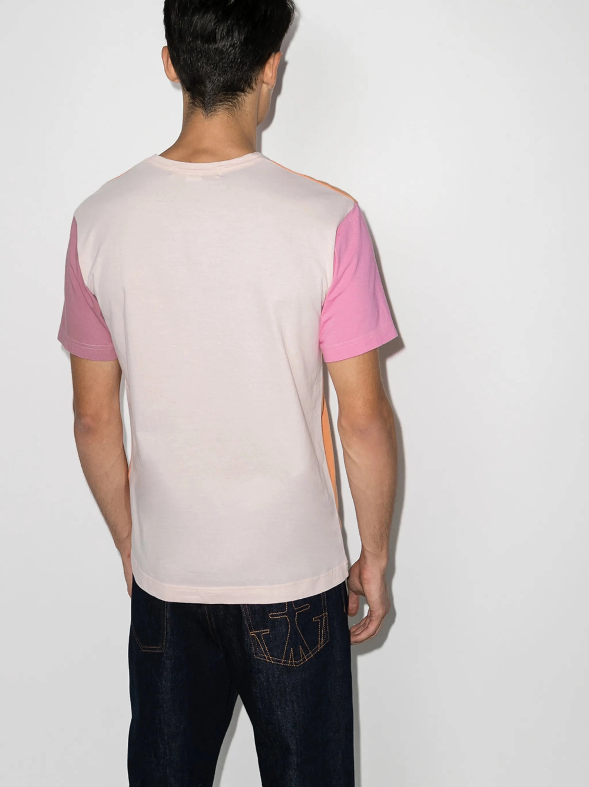 colour-block crew-neck T-shirt Funny Football T Shirts