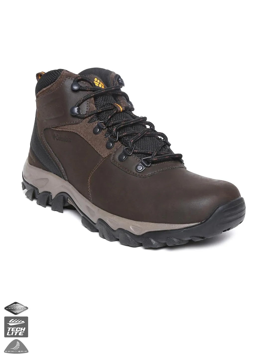 Low Or Mid Hiking Shoes Columbia Men Brown NEWTON RIDGE PLUS II WATERPROOF