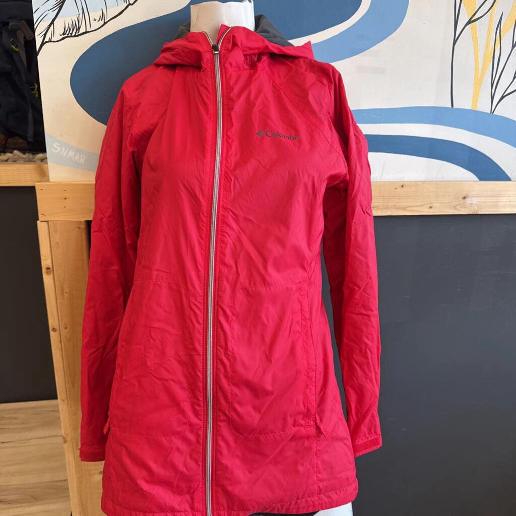 Columbia - Women's Spring Jacket - MSRP $120: Red-women-SM Gangster Jackets