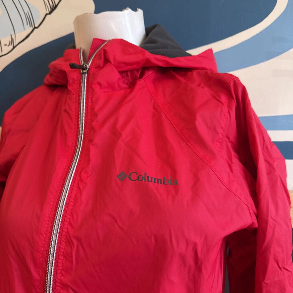 Plus Size Long Fleece Jackets Columbia - Women's Spring Jacket - MSRP $120: Red-women-SM
