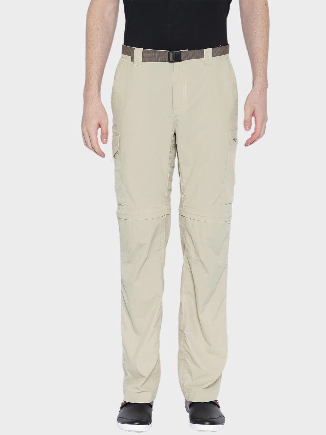 Columbia Men Beige Silver Ridge Convertible Pant (Sun Protection) Dickies Flex Slim Fit Cargo Pants