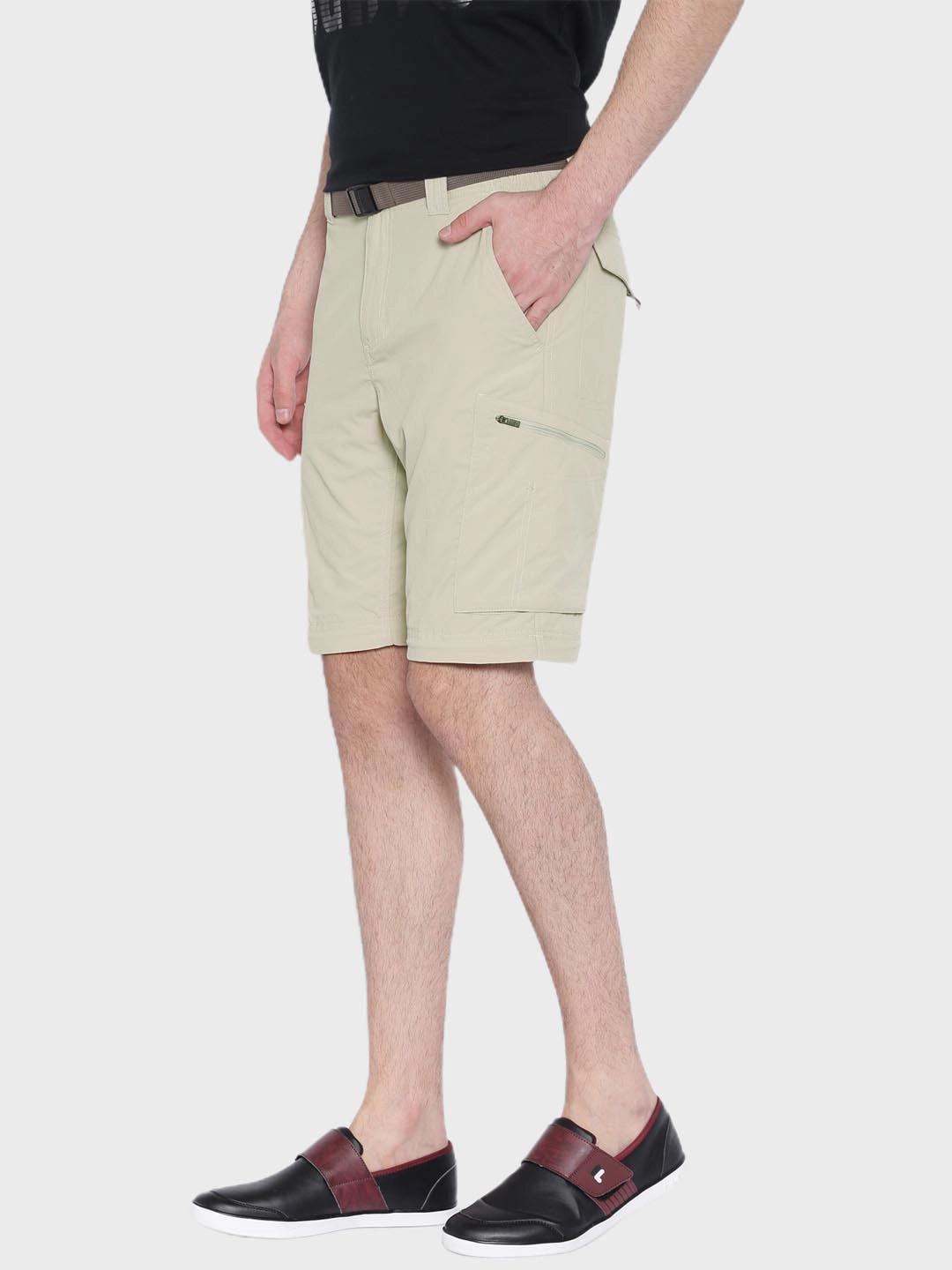 Flannel Lined Cargo Pants Columbia Men Beige Silver Ridge Convertible Pant (Sun Protection)