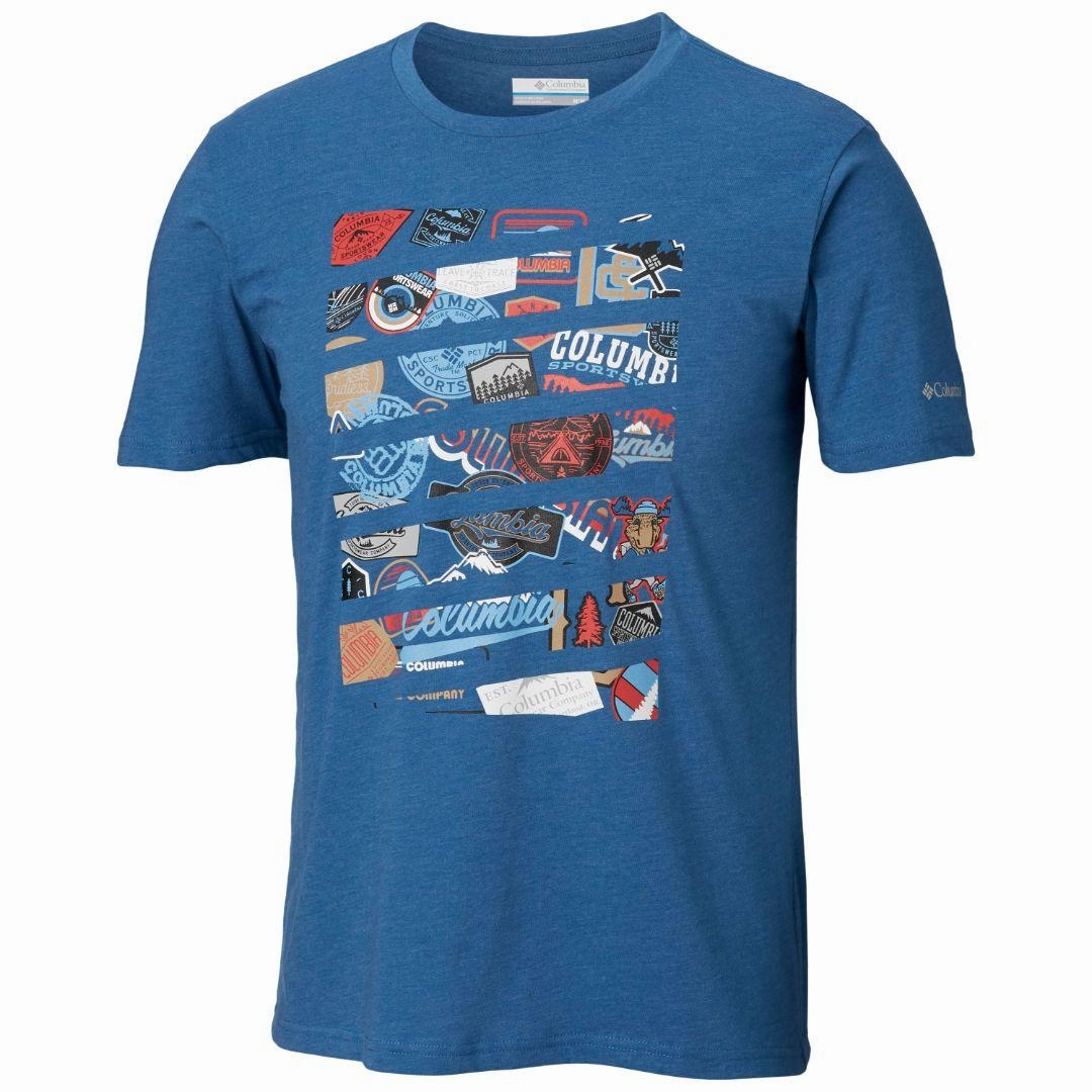 Columbia Men Blue Chilton Cliff Tee Cardinals Baseball T Shirts