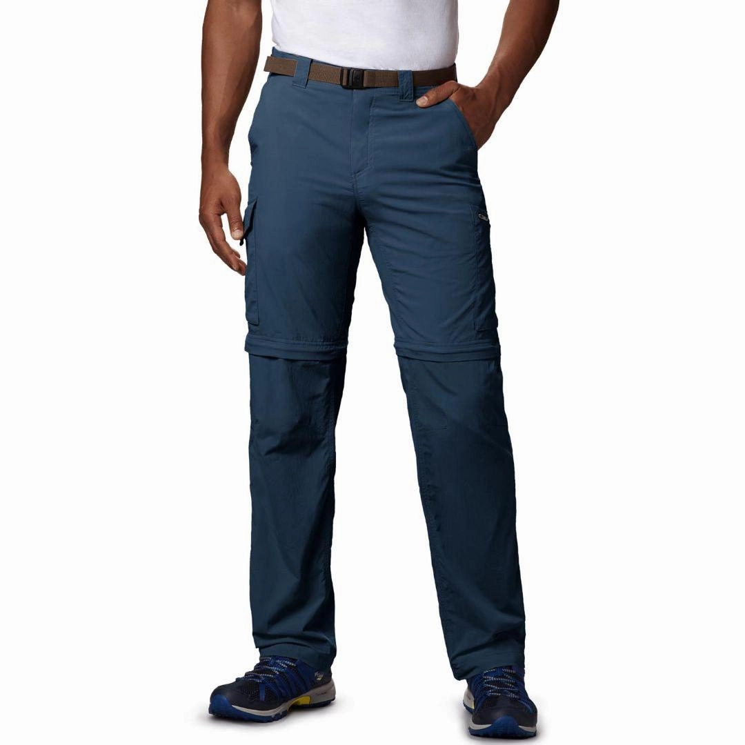 Columbia Men Blue Silver Ridge Convertible Pant (Sun Protection) Arket Cargo Pants