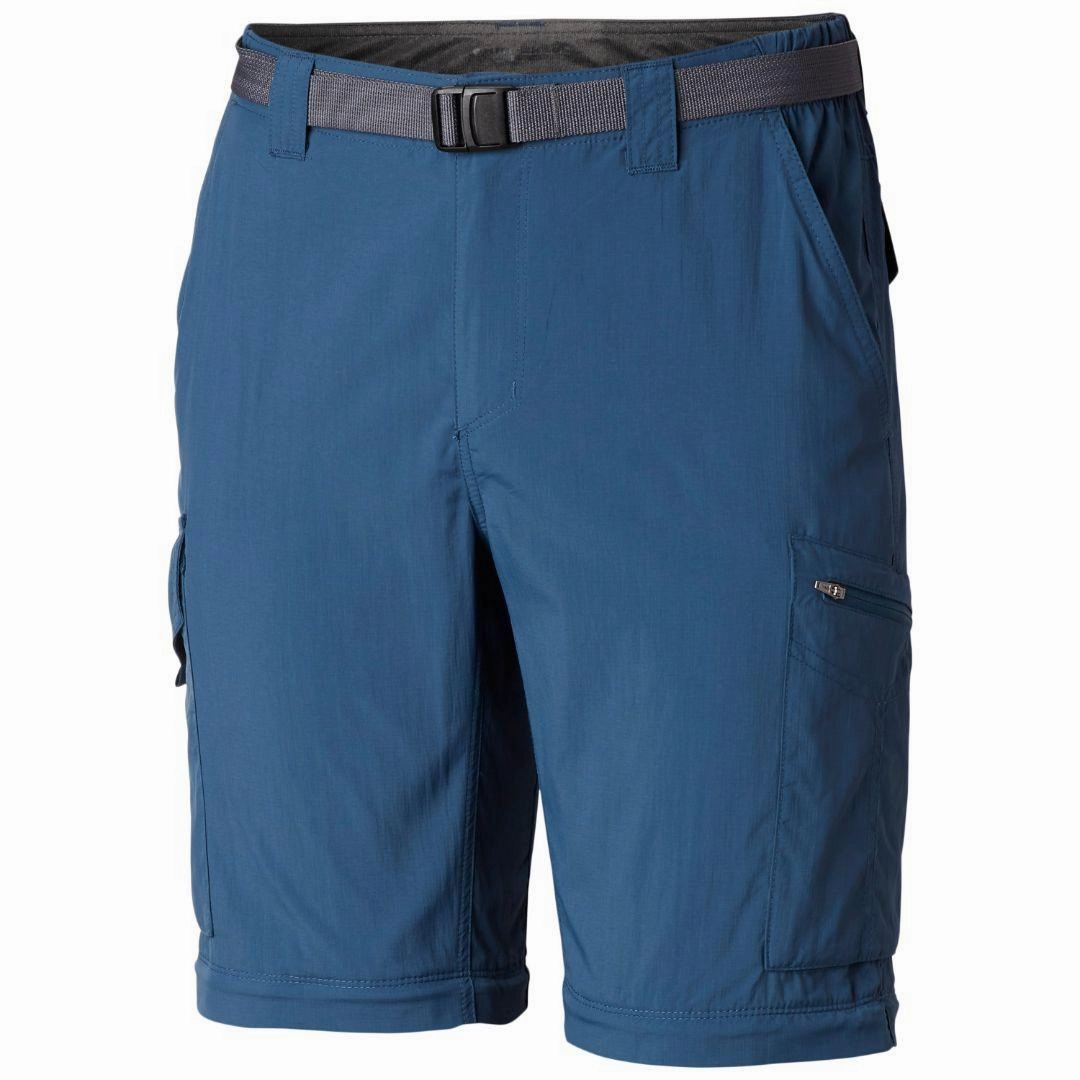 Jorts Cargo Pants Columbia Men Blue Silver Ridge Convertible Pant (Sun Protection)