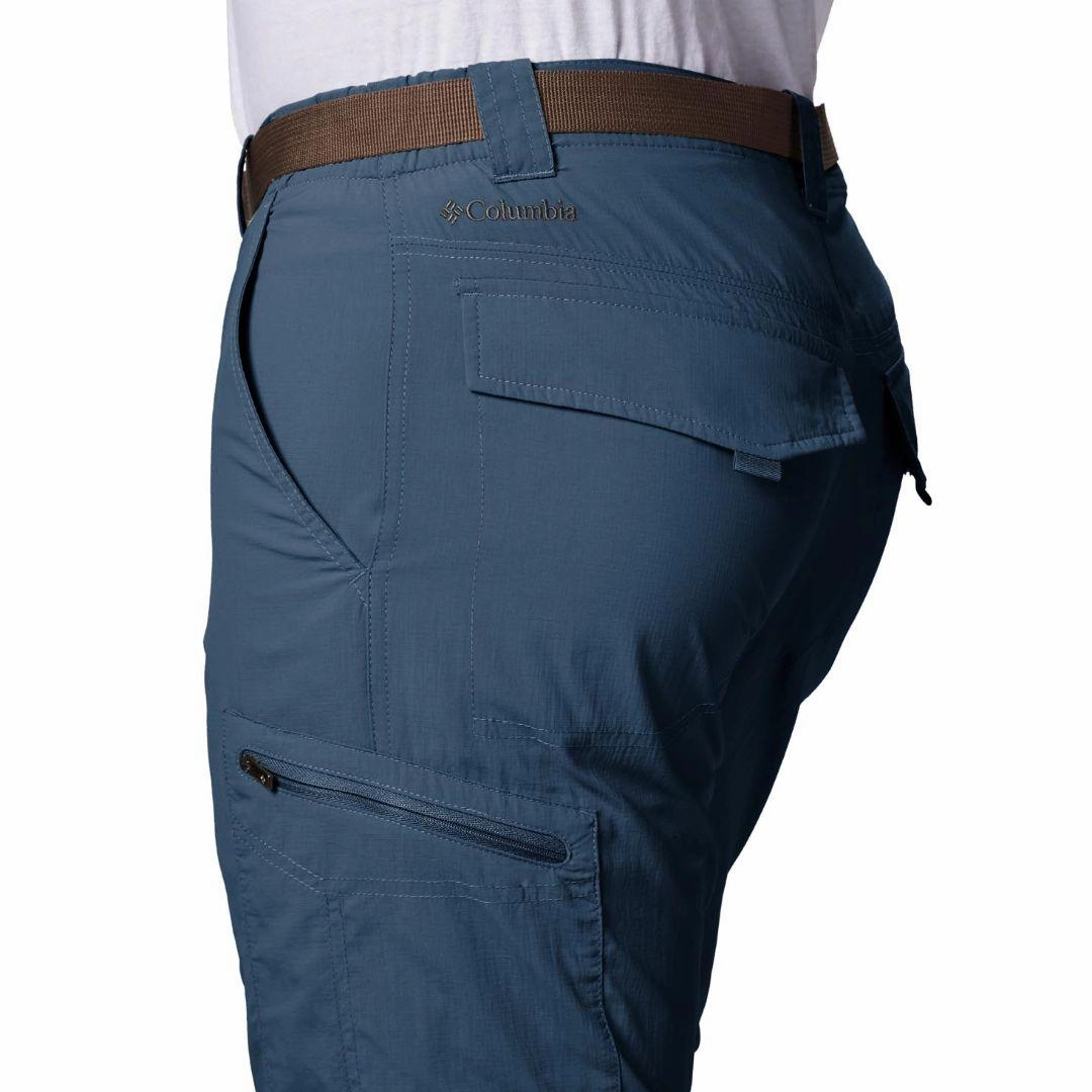 Columbia Men Blue Silver Ridge Convertible Pant (Sun Protection) Nike Cargo Pants Woven