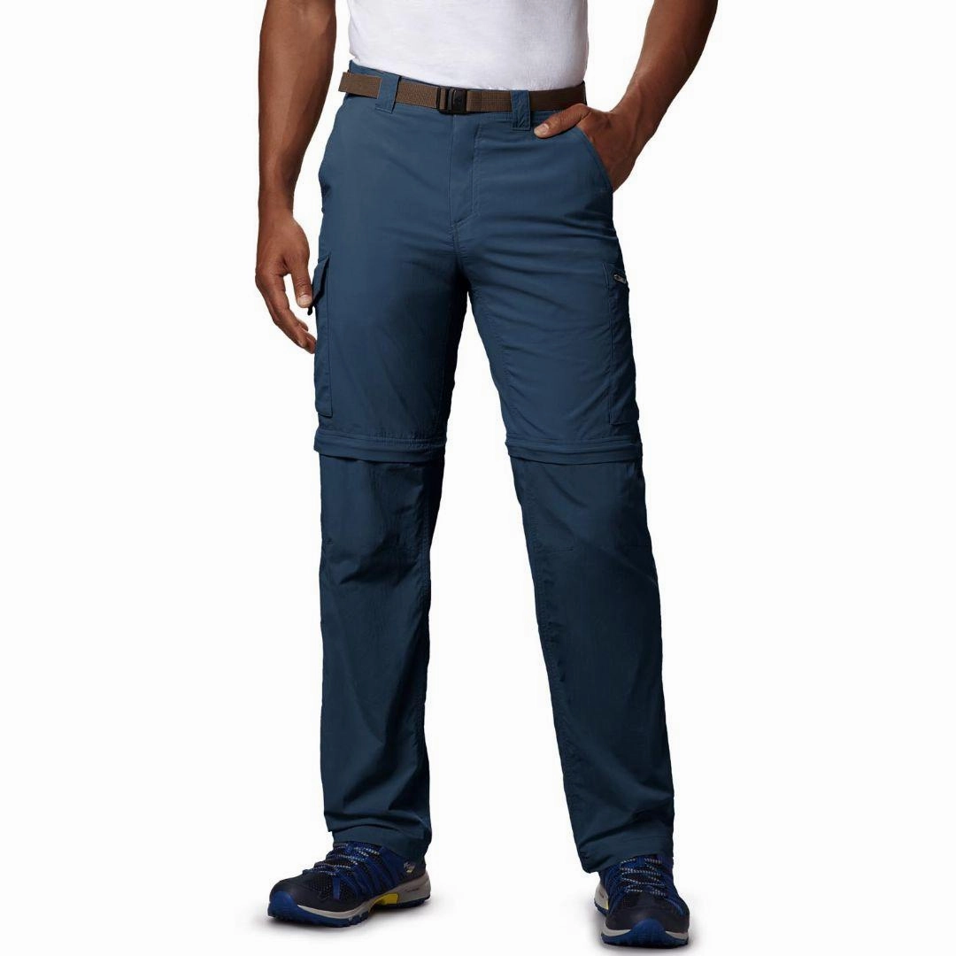 Cargo Pants Size 44x32 Columbia Men Blue Silver Ridge Convertible Pant (Sun Protection)