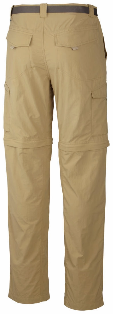 Columbia Men Brown Silver Ridge Convertible Pant (Sun Protection) Enduro Cargo Pants