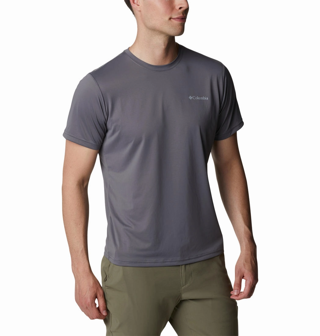 Columbia Men Grey Columbia Hike Crew 101st Airborne T Shirts