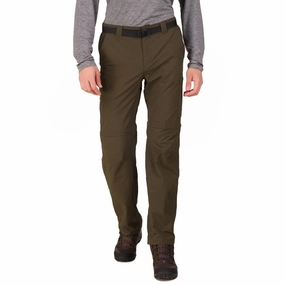 Columbia Men Olive Silver Ridge Convertible Pant (Sun Protection) Zara Wide Leg Cargo Pants