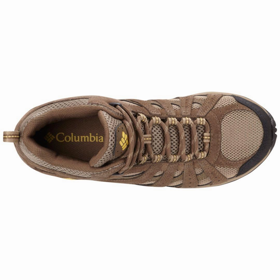 Columbia Women Brown REDMOND MID WATERPROOF Voyageur Low Height Breathable Hiking Shoes