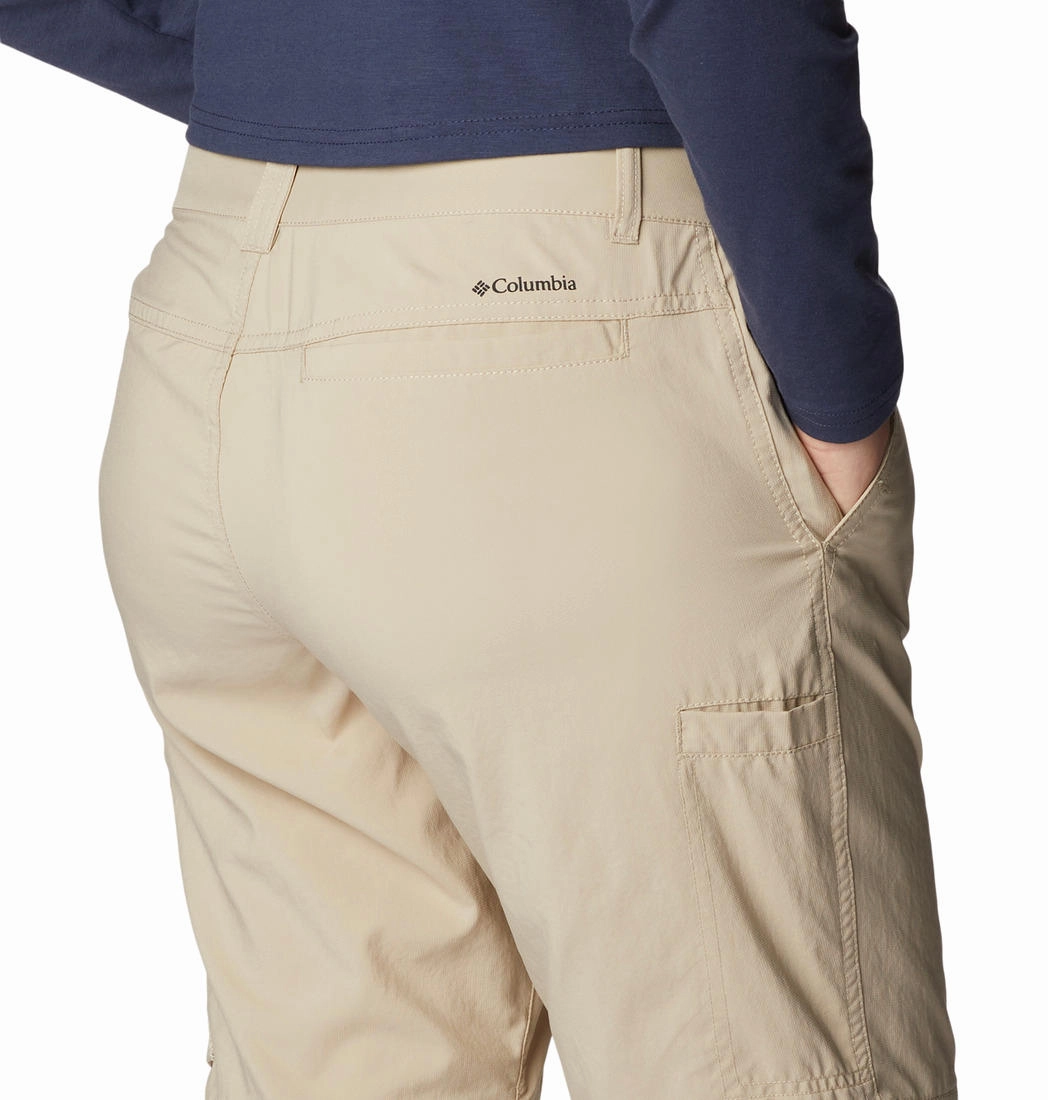 Cargo Pants With Velcro Pockets Columbia Women Brown Silver Ridge Utility Convertible Pant (Sun Protection)
