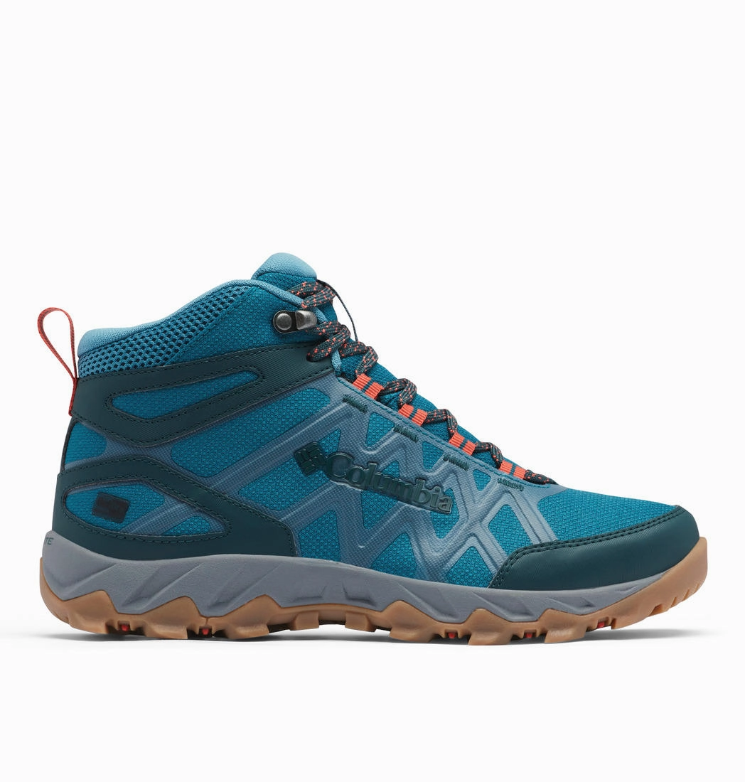 Columbia Women Green PEAKFREAK X2 MID OUTDRY Hiking Shoes That Look Like Sneakers