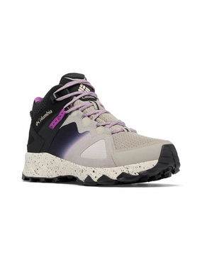 Best Hiking Shoes Brand Columbia Women Grey PEAKFREAK HERA MID OUTDRY