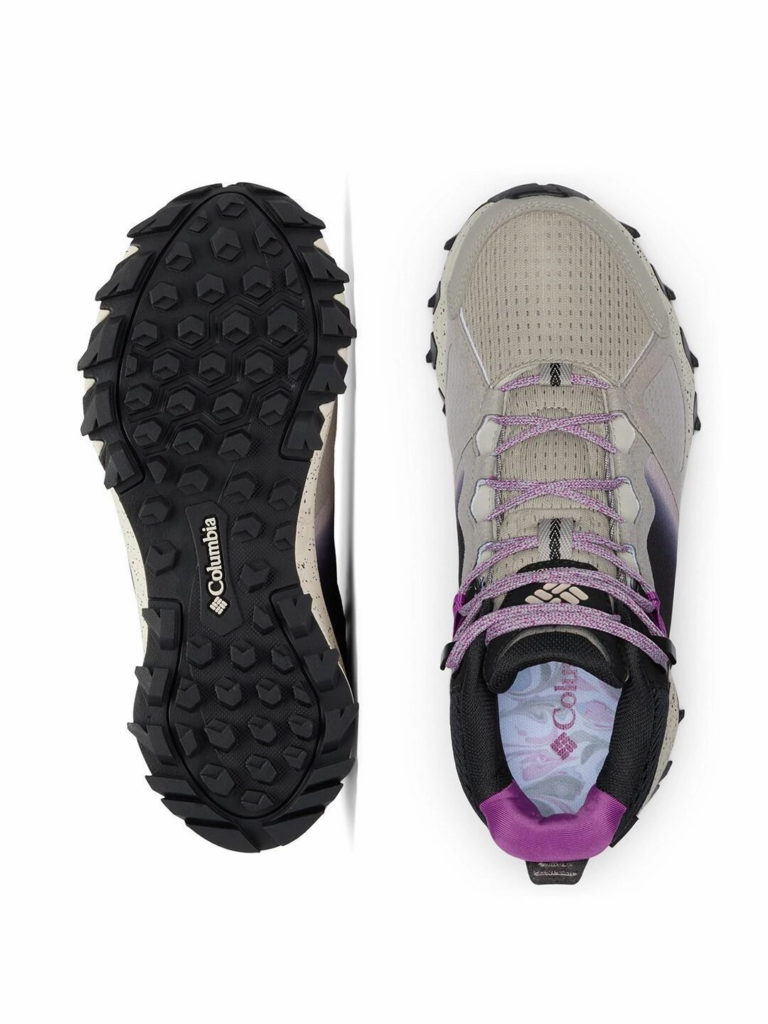 Cheap Hiking Shoes Near Me Columbia Women Grey PEAKFREAK HERA MID OUTDRY