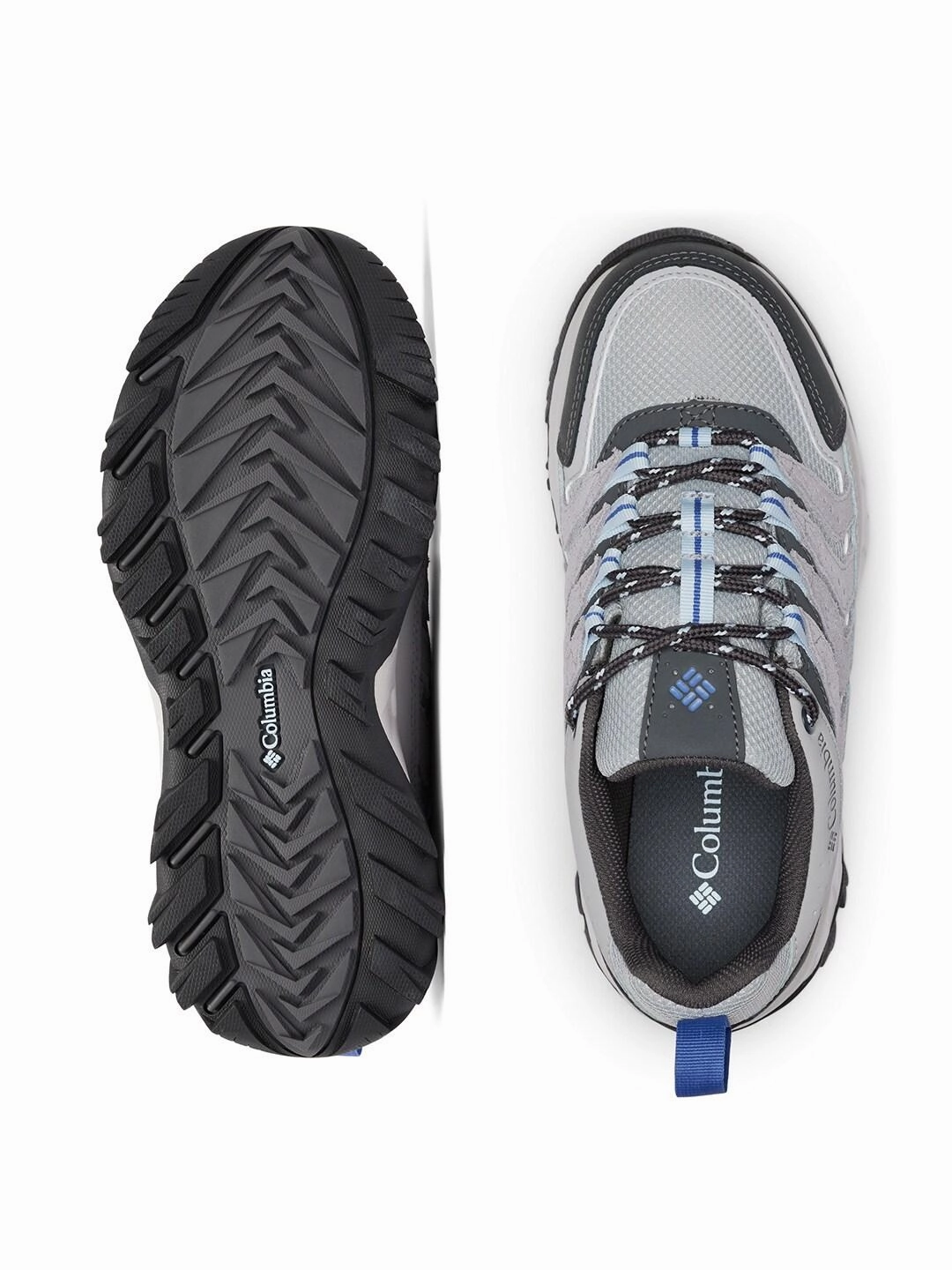 Beginners Running Columbia Women Grey STRATA TRAIL LOW WP