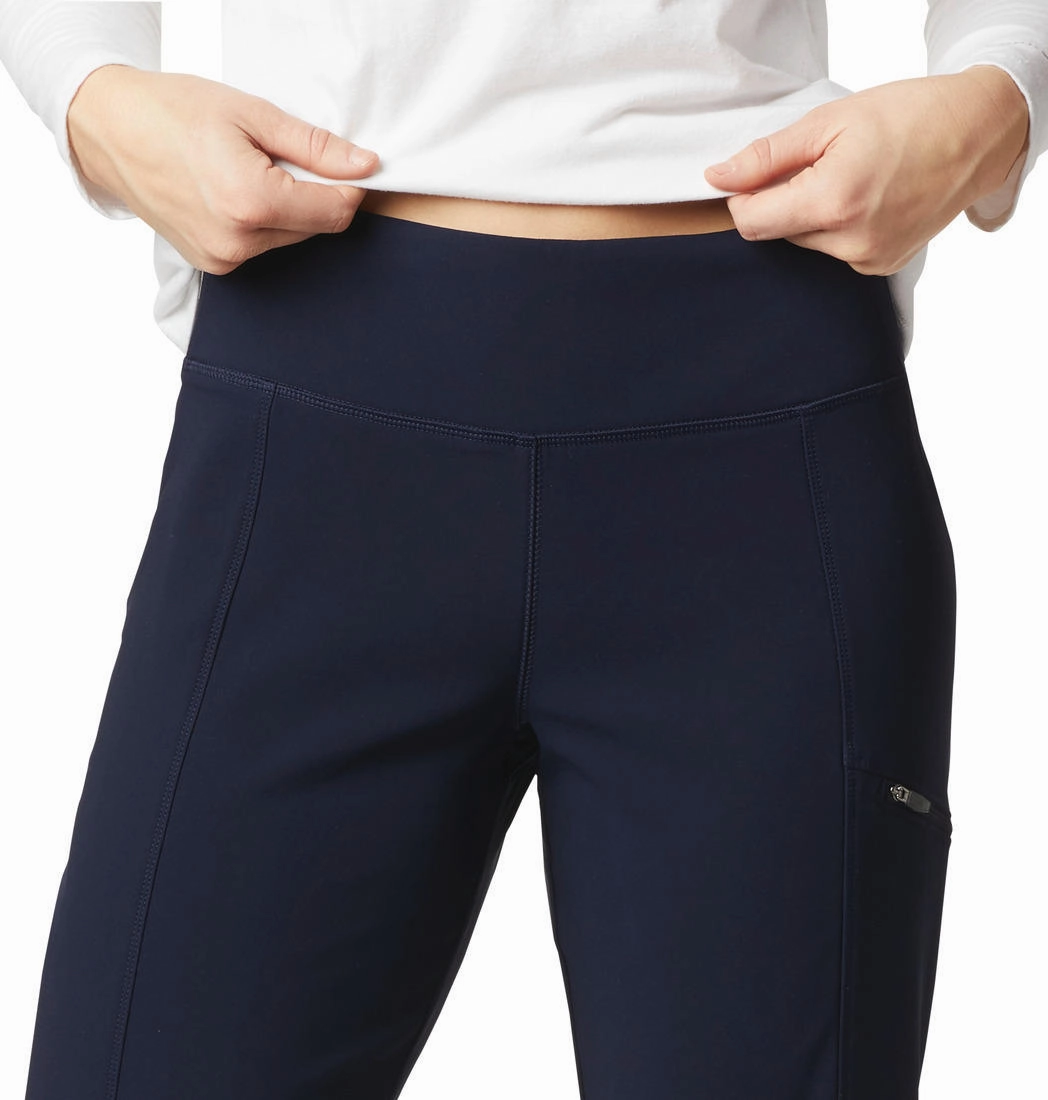 Cargo Pants Vogue Columbia Women Navy Blue Back Beauty Highrise Warm Winter Pant (Sun Protection)