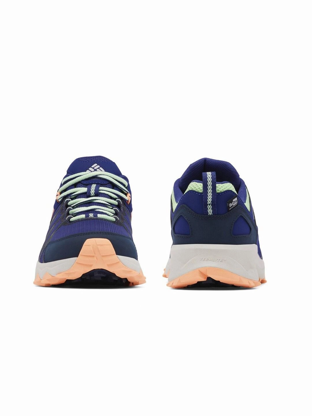 Columbia Women Navy Blue PEAKFREAK II OUTDRY Hiking Shoes Ankle Support