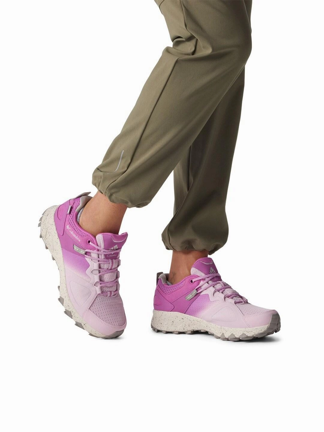 Columbia Women Pink PEAKFREAK HERA OUTDRY Champion Sedge 93 Trail Hiking Shoes