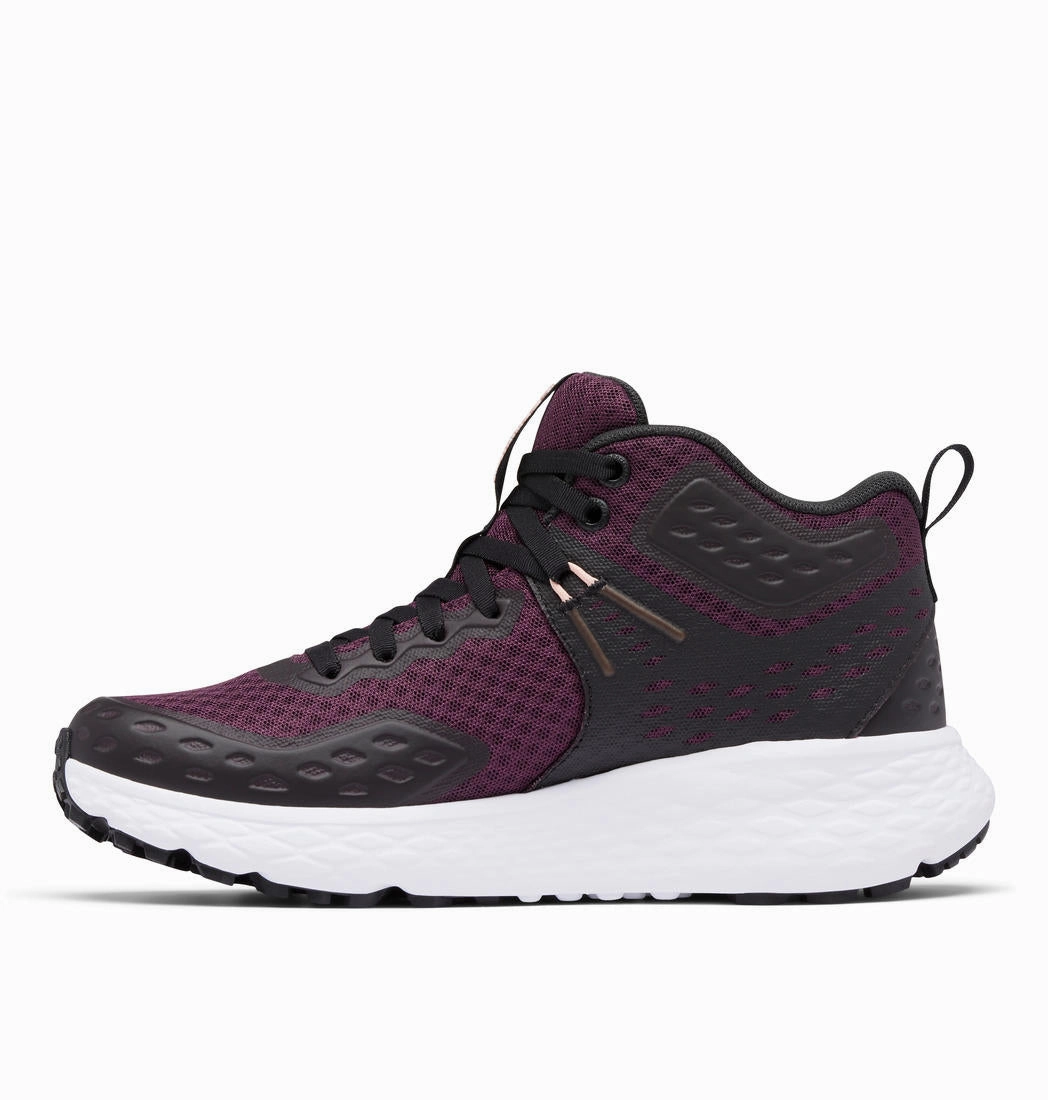 Columbia Women Red KONOS TRS OUTDRY MID Hiking Shoes For Inca Trail