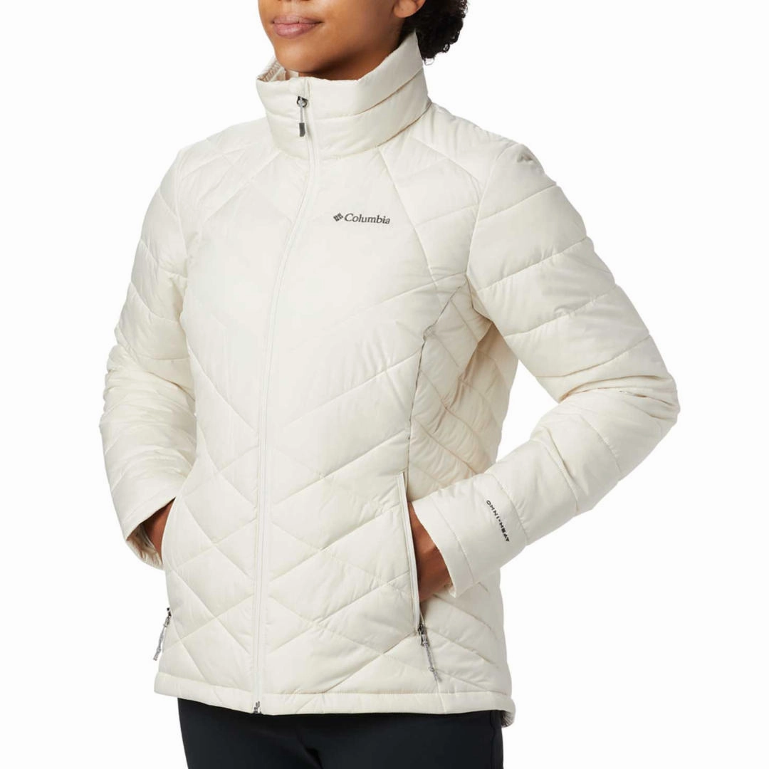 Columbia Women White Heavenly Jacket Corduroy Jackets