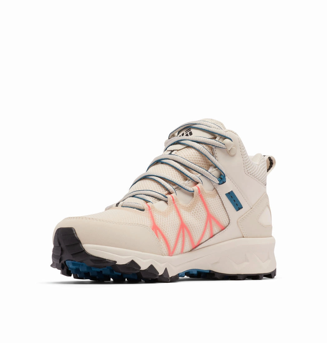 Columbia Women White PEAKFREAK II MID OUTDRY Rafting Hiking Shoes