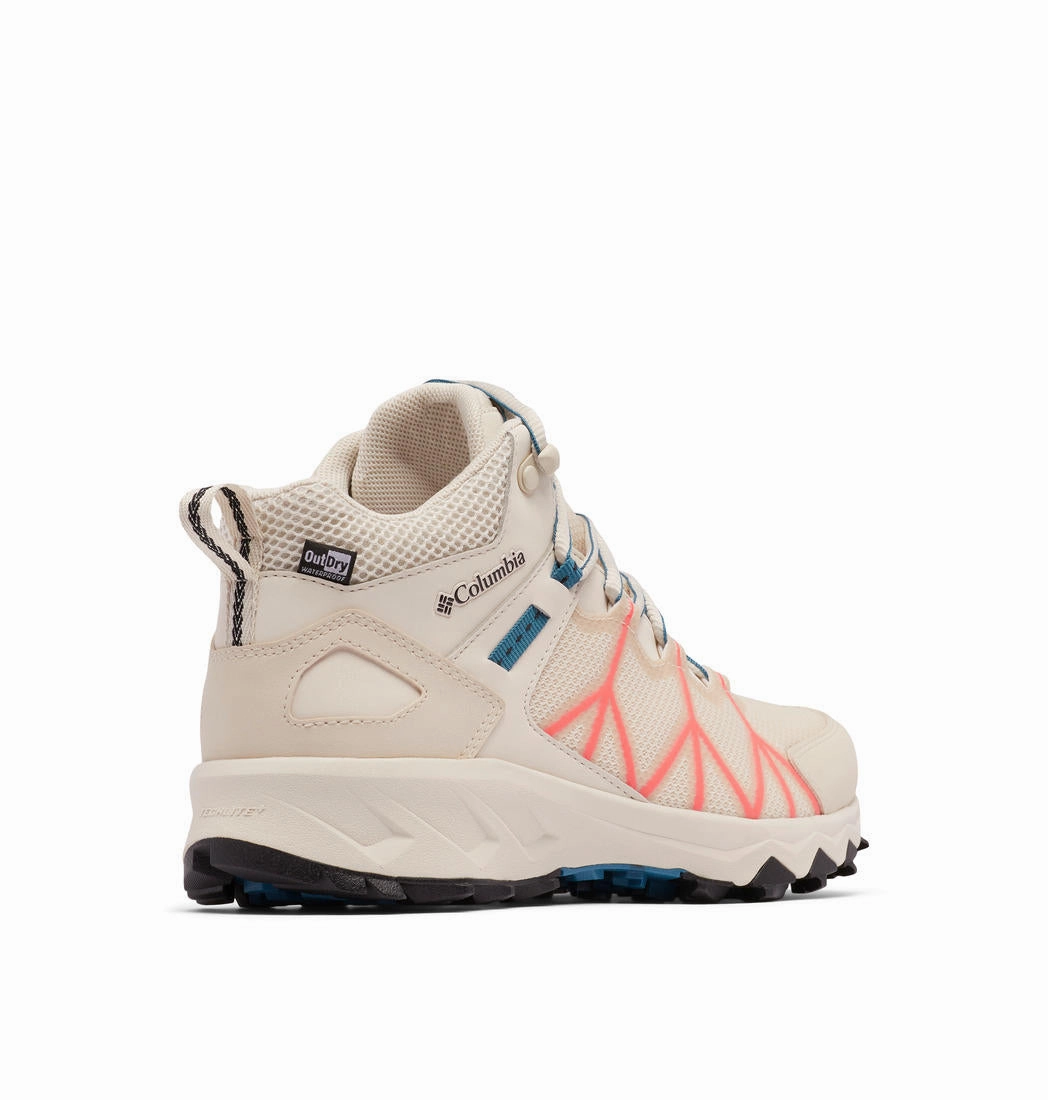 Columbia Women White PEAKFREAK II MID OUTDRY Low Waterproof Hiking Shoes
