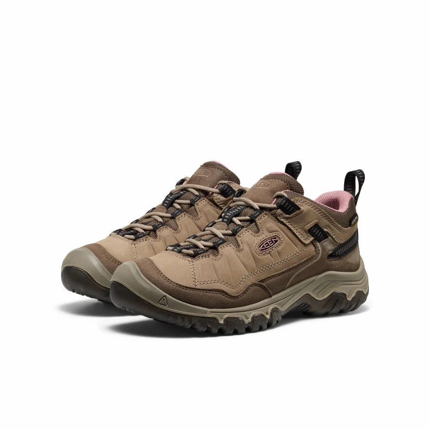 WOMEN'S TARGHEE IV WP  - BRINDLE/NOSTALGIA ROSE Hiking Boots For Men With Wide Feet