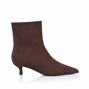 Moda Ankle Boots Luca Ankle Boots - Chocolate Brown Micro