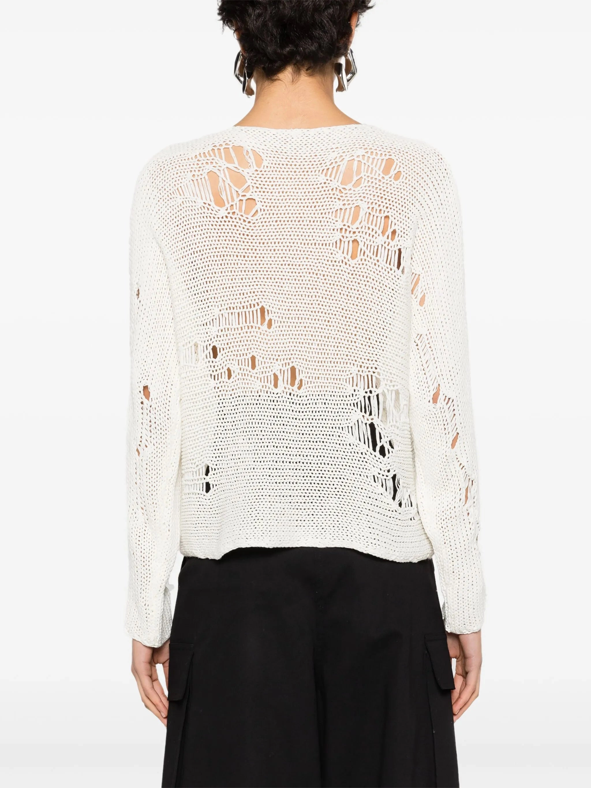 Northern Loop Knitwear Boyfriend distressed jumper