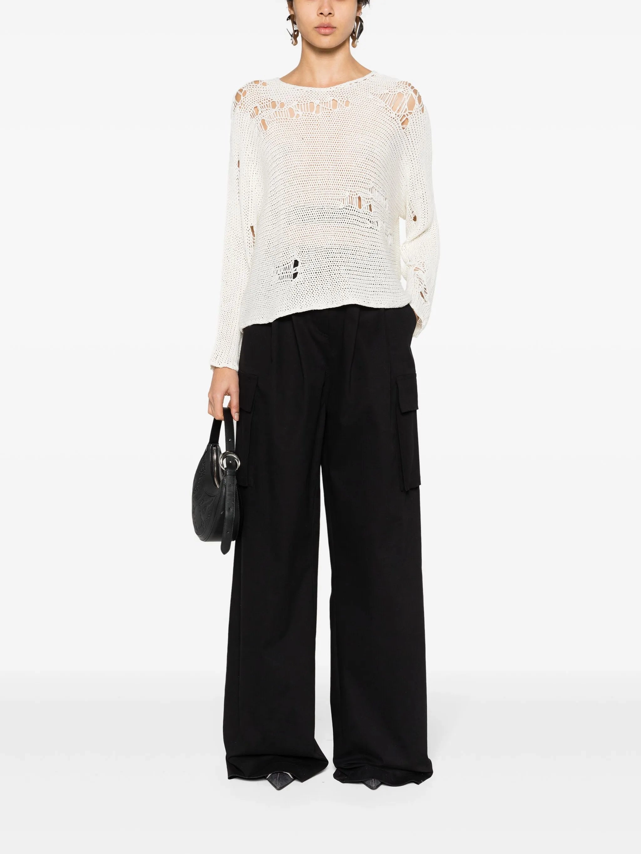 Boyfriend distressed jumper Khan Brothers Knitwear Industries Ltd